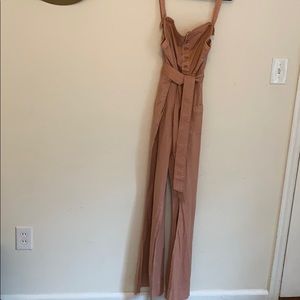 Anthropologie dusty rose jumpsuit / overalls